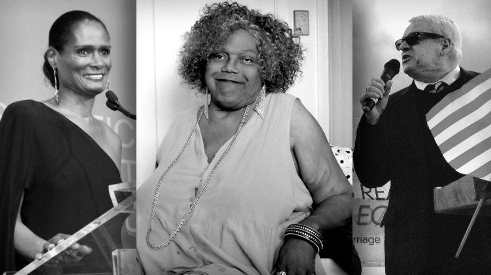 Tracey "Africa" Norman, Miss Major Griffin-Gracy, Cleve Jones