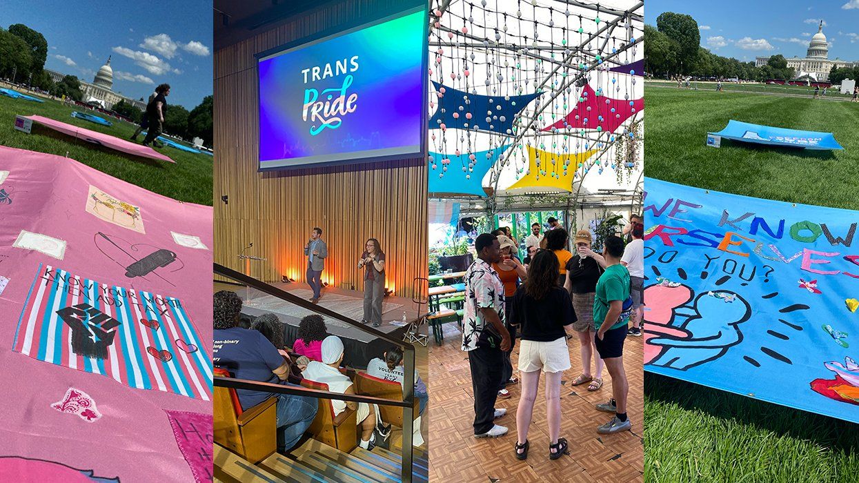 Trans Pride DC 2025 weekend festivities including ACLU Freedom to Be Monument plus conference and bar party