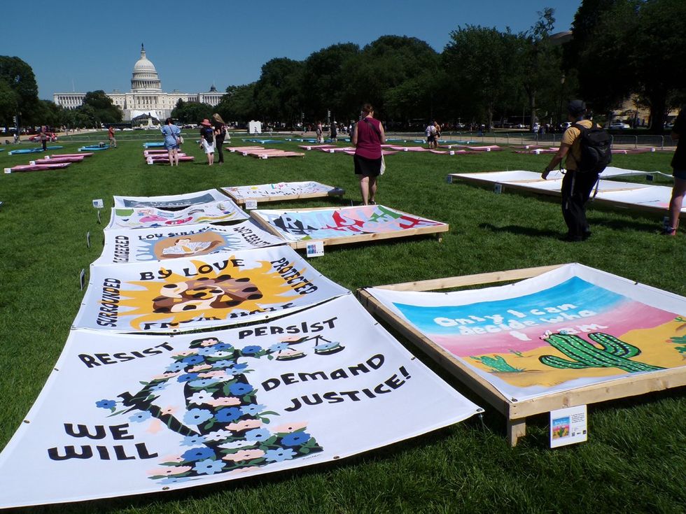 Trans Pride DC 2025 weekend festivities including ACLU Freedom to Be Monument