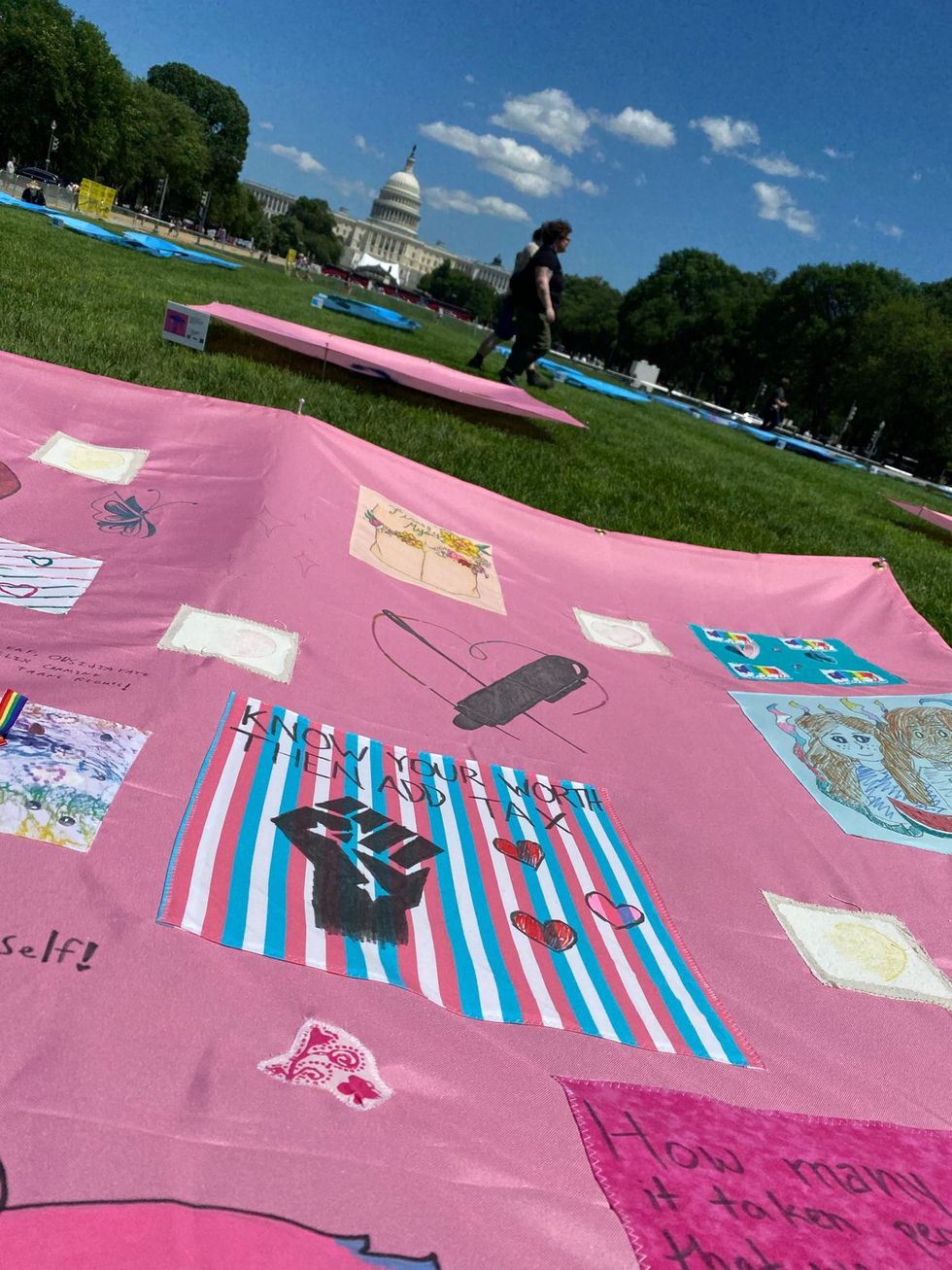 Trans Pride DC 2025 weekend festivities including ACLU Freedom to Be Monument