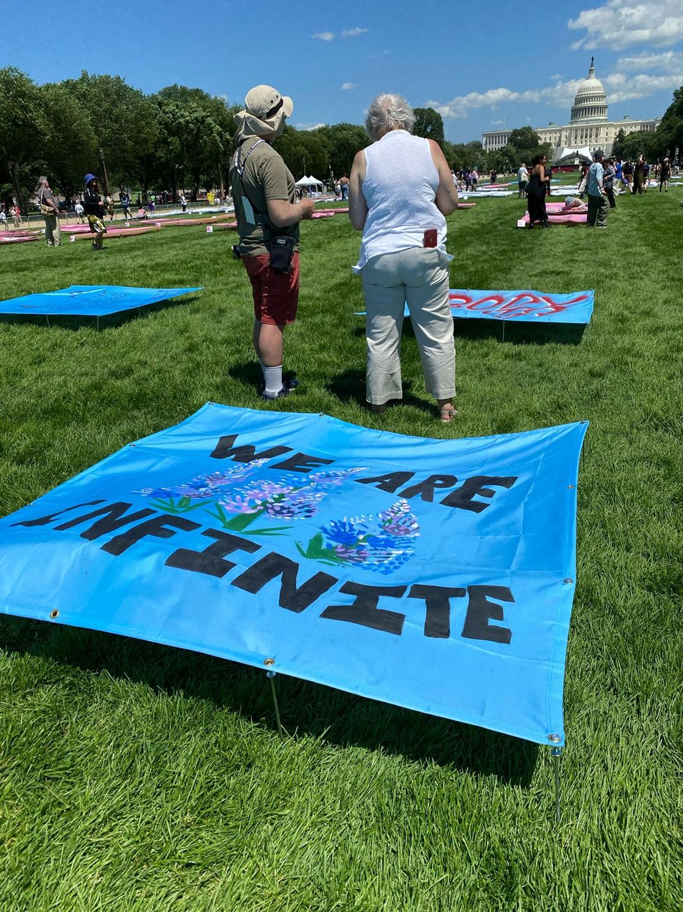 Trans Pride DC 2025 weekend festivities including ACLU Freedom to Be Monument