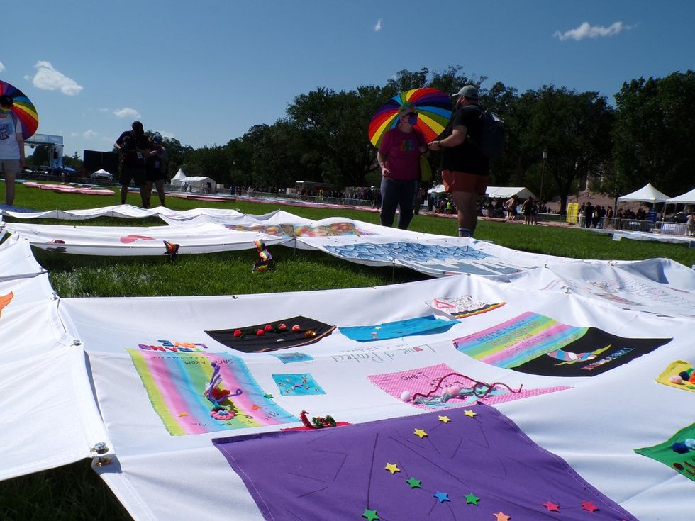 Trans Pride DC 2025 weekend festivities including ACLU Freedom to Be Monument