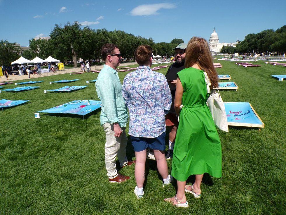 Trans Pride DC 2025 weekend festivities including ACLU Freedom to Be Monument