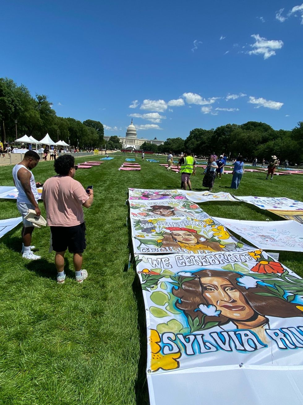 Trans Pride DC 2025 weekend festivities including ACLU Freedom to Be Monument