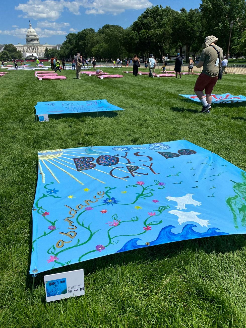 Trans Pride DC 2025 weekend festivities including ACLU Freedom to Be Monument