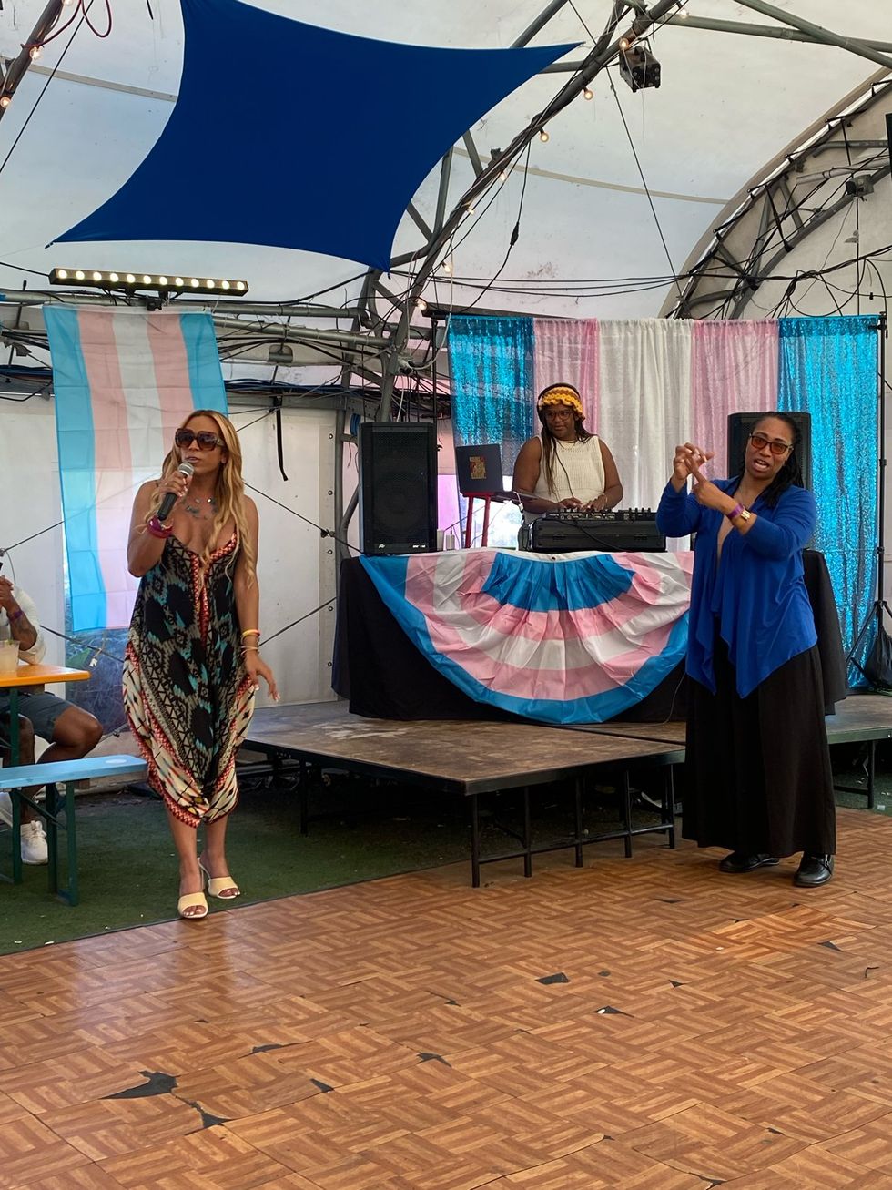 Trans Pride DC 2025 weekend festivities including Sunday Funday party at Wunder Garten