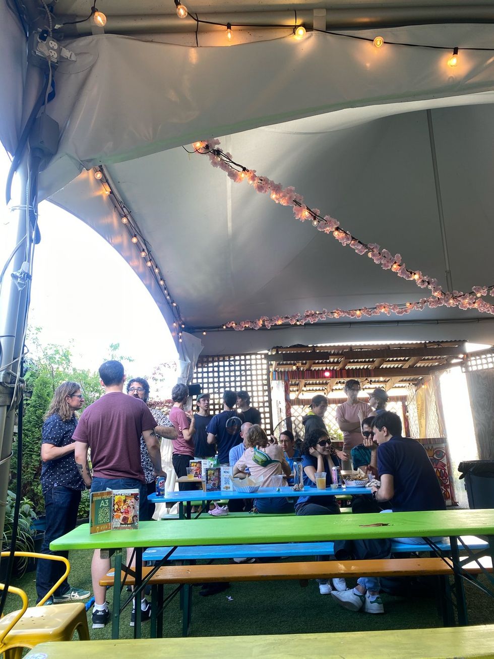 Trans Pride DC 2025 weekend festivities including Sunday Funday party at Wunder Garten