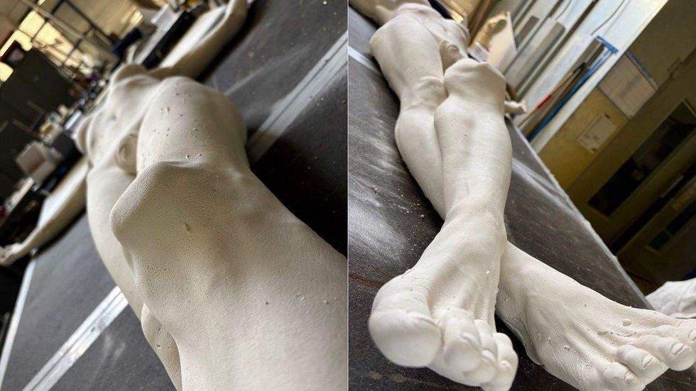 transgender jesus statue