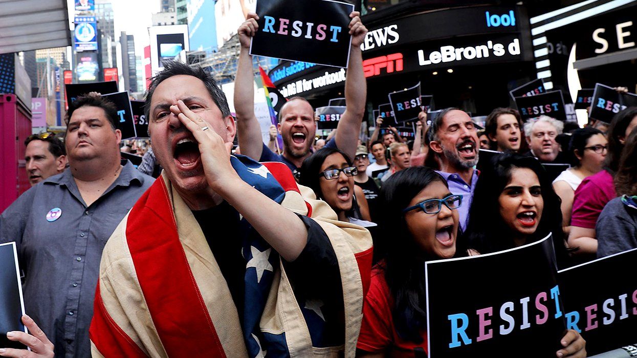 transgender military ban protest