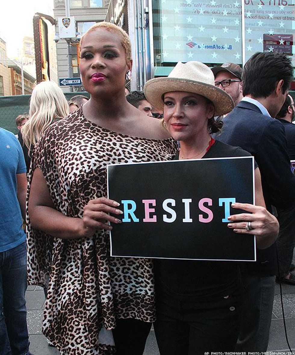 Transgender Military Ban Protests