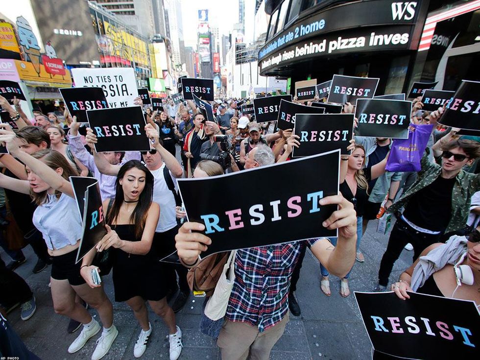 Transgender Military Ban Protests