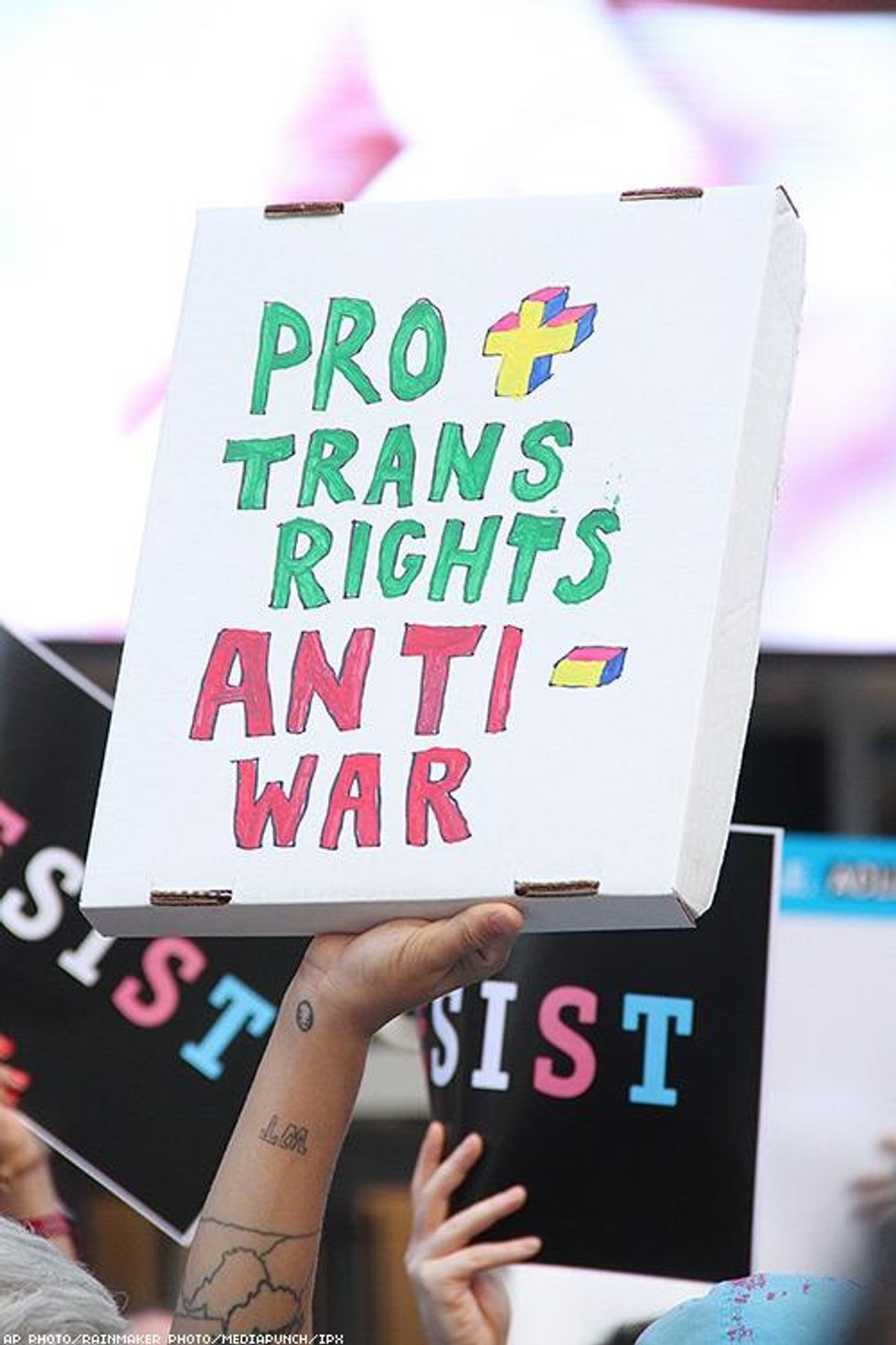 Transgender Military Ban Protests