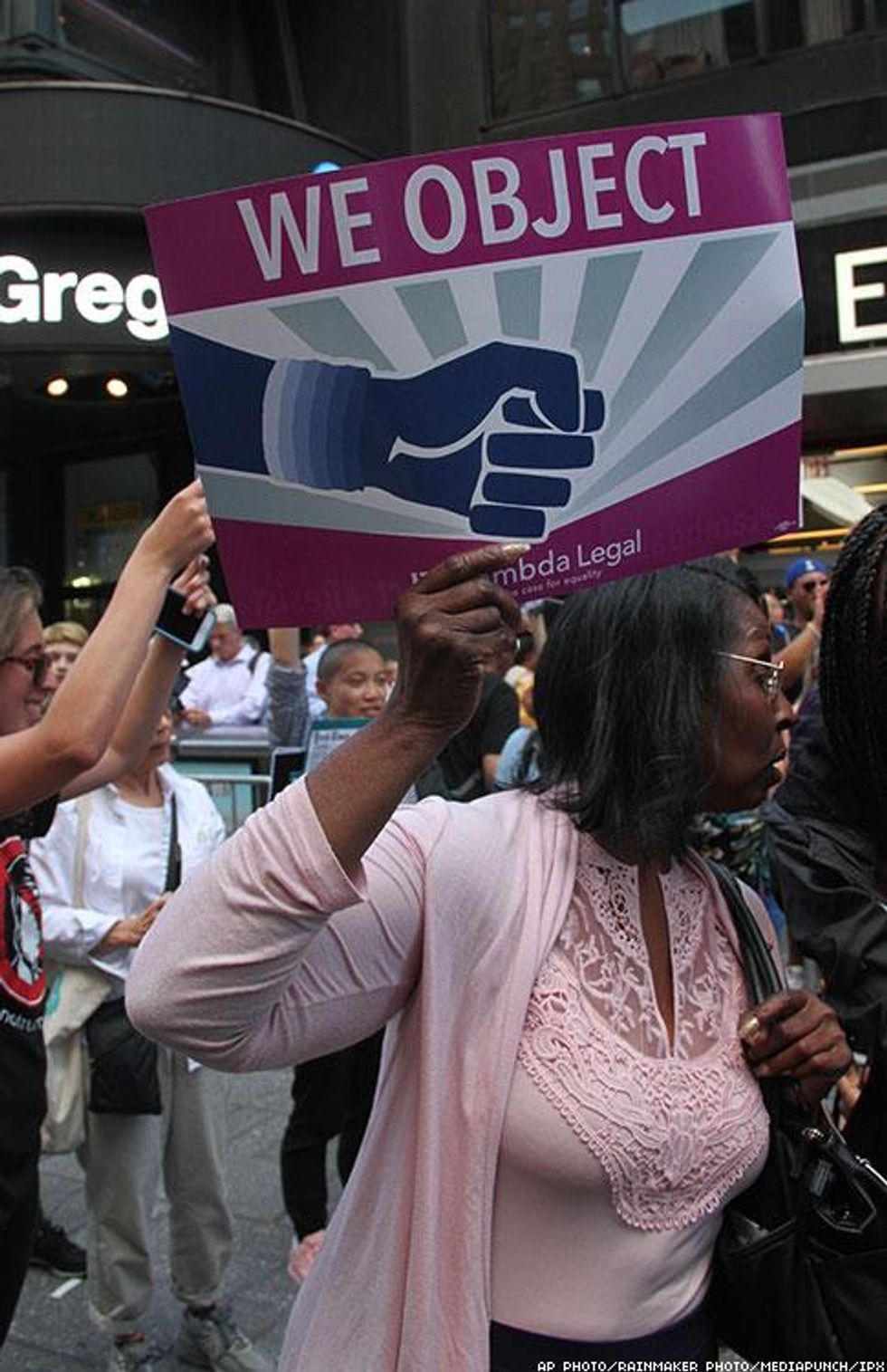 Transgender Military Ban Protests