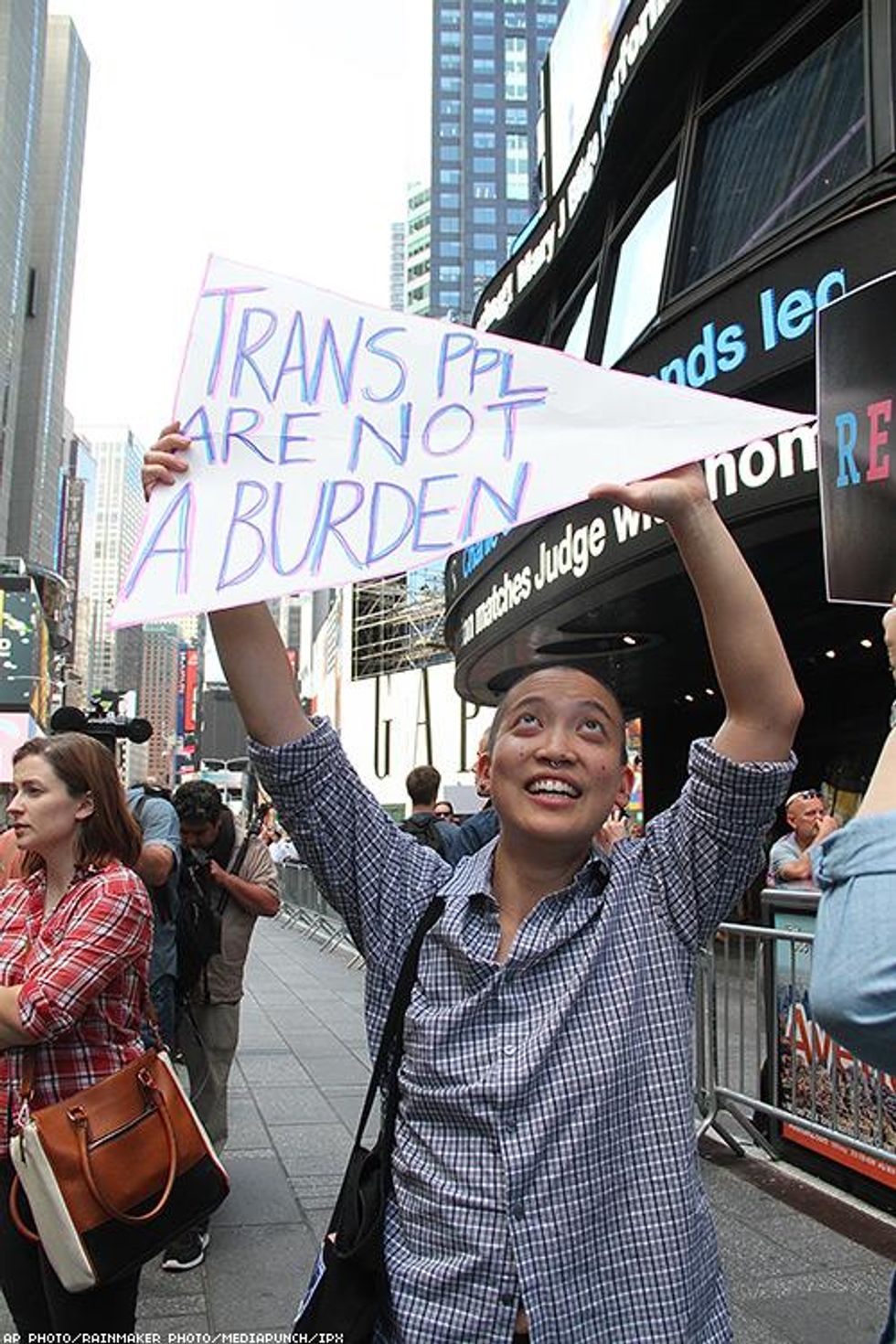 Transgender Military Ban Protests