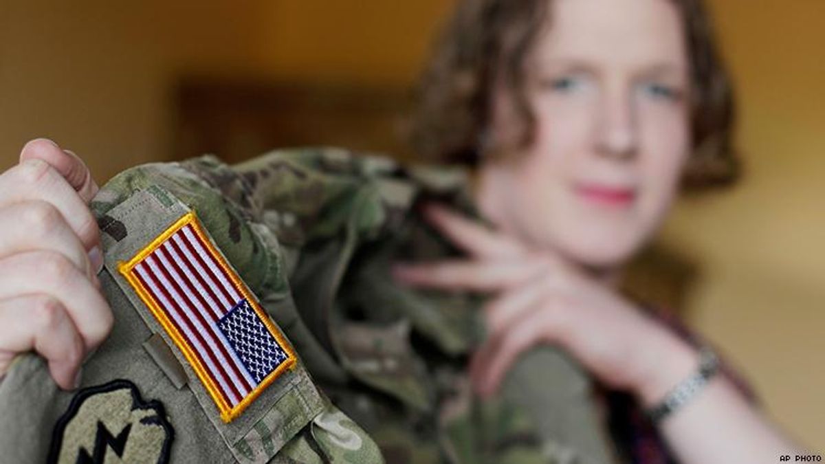 Transgender military member