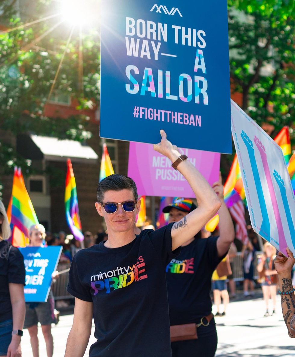 transgender Navy veteran Lindsay Church