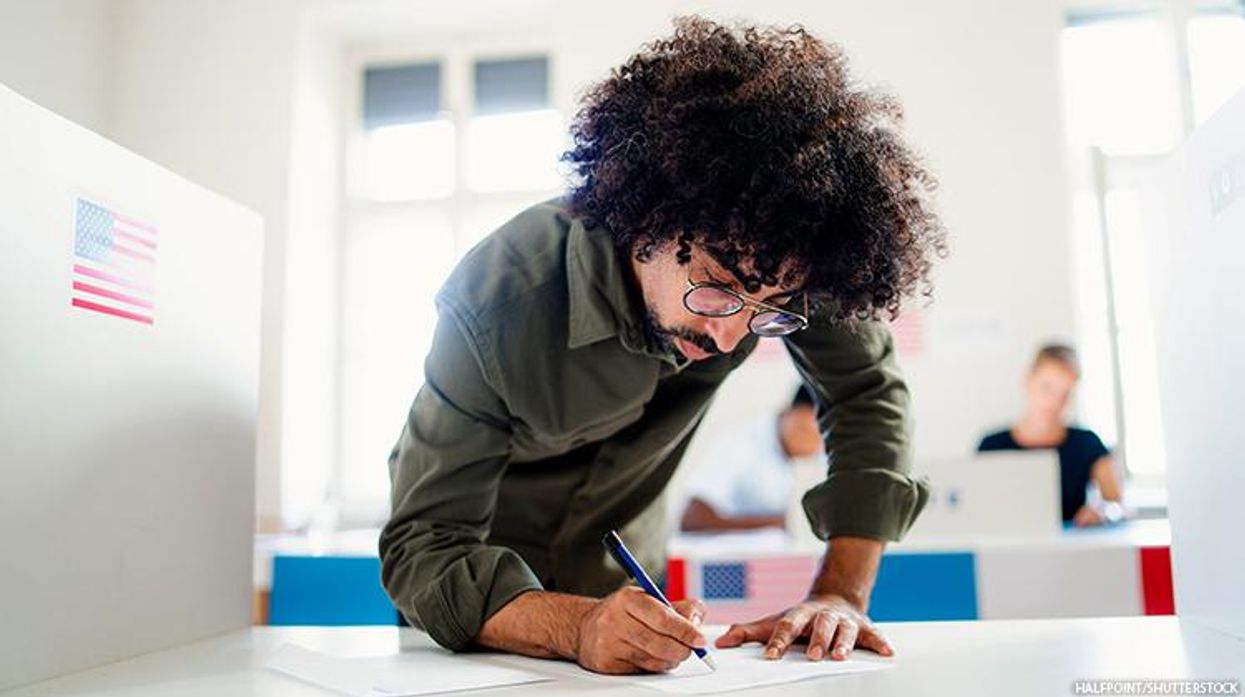 Transgender person voting