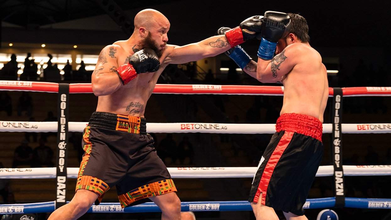 Transgender professional boxer Patricio Manuel fights Hien Huynh Walter Pyramid Long Beach California