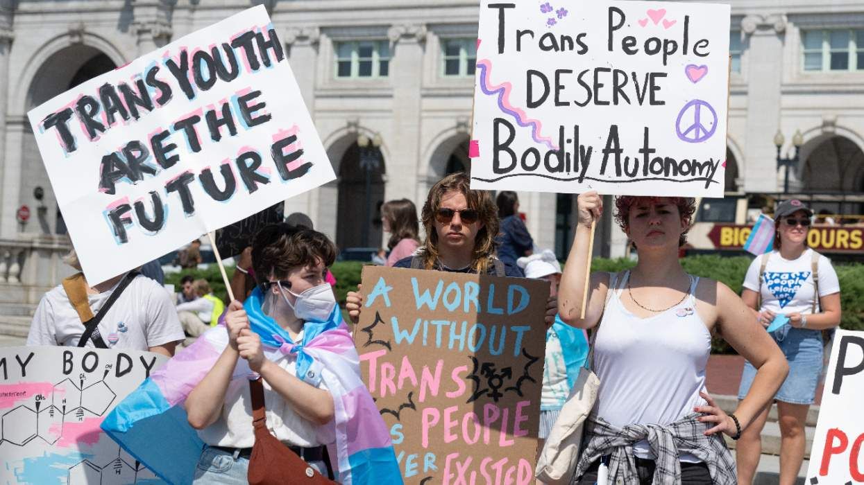 Transgender rights protest