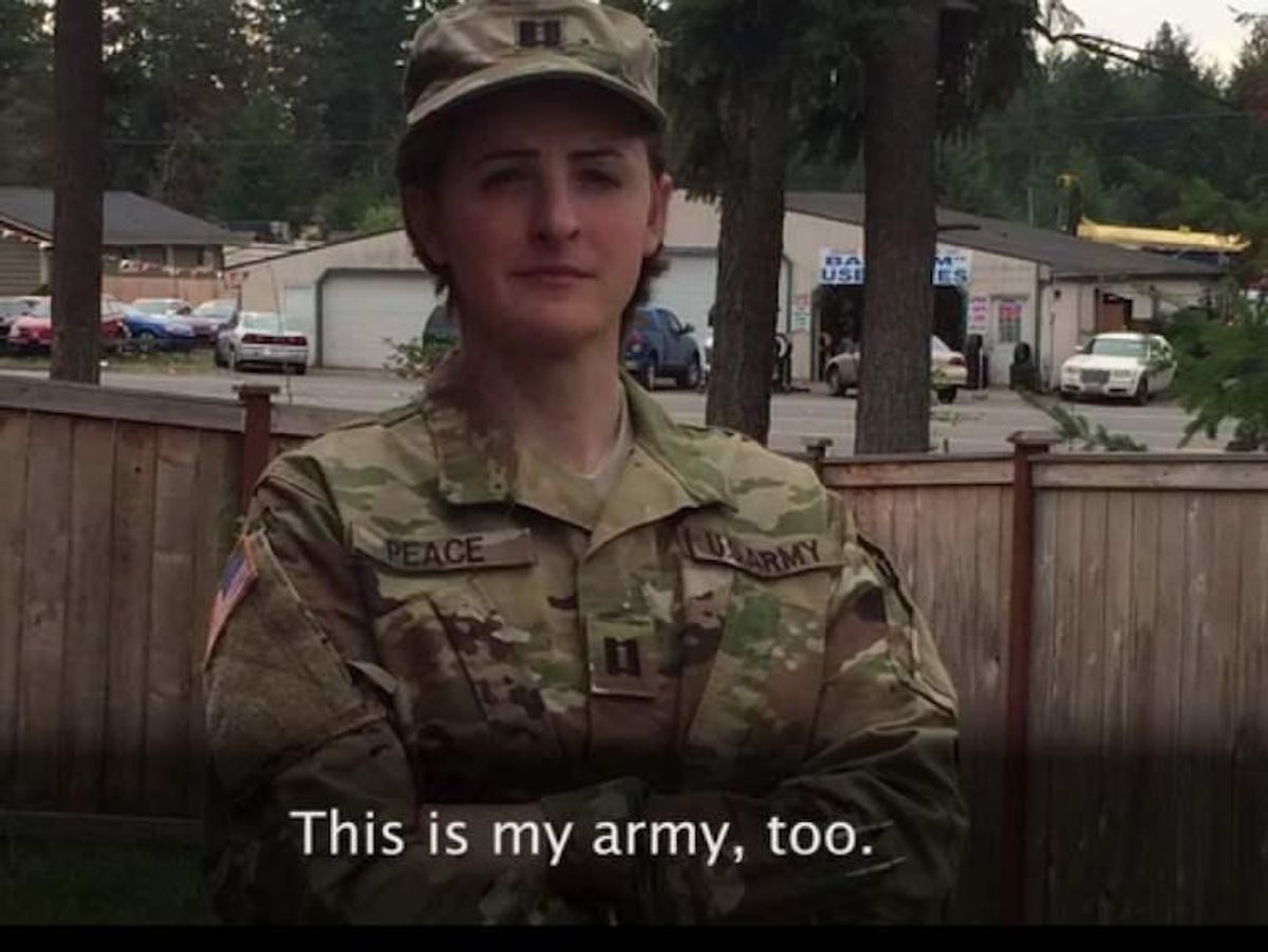 Transgender soldier