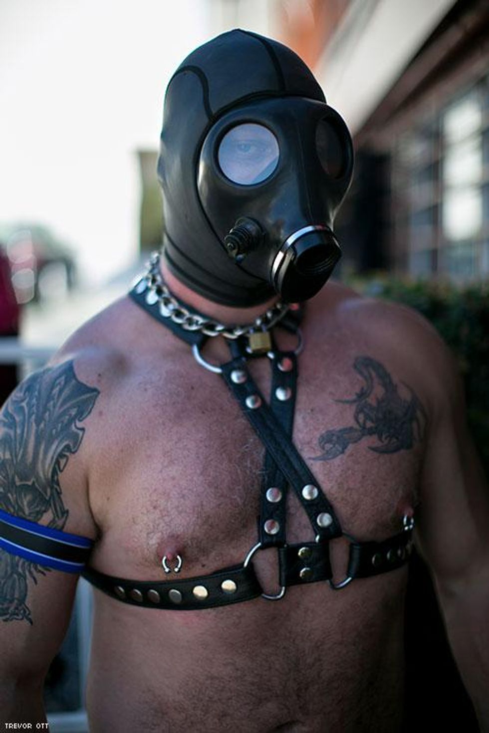 Trevor Ott: Leather portraits. See link below for more.