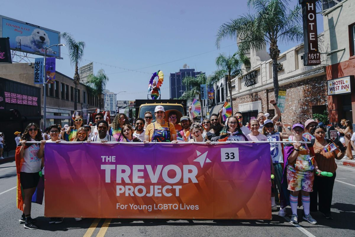 Trevor Project in Pride parade