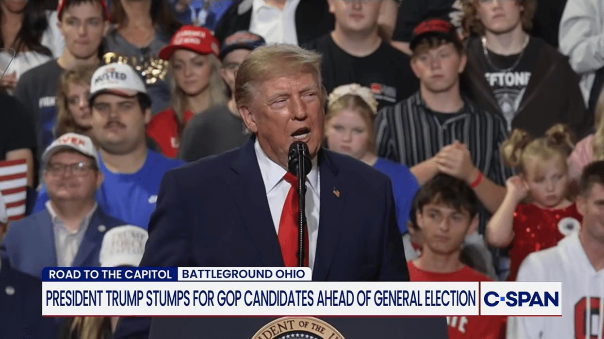 Trump at a rally