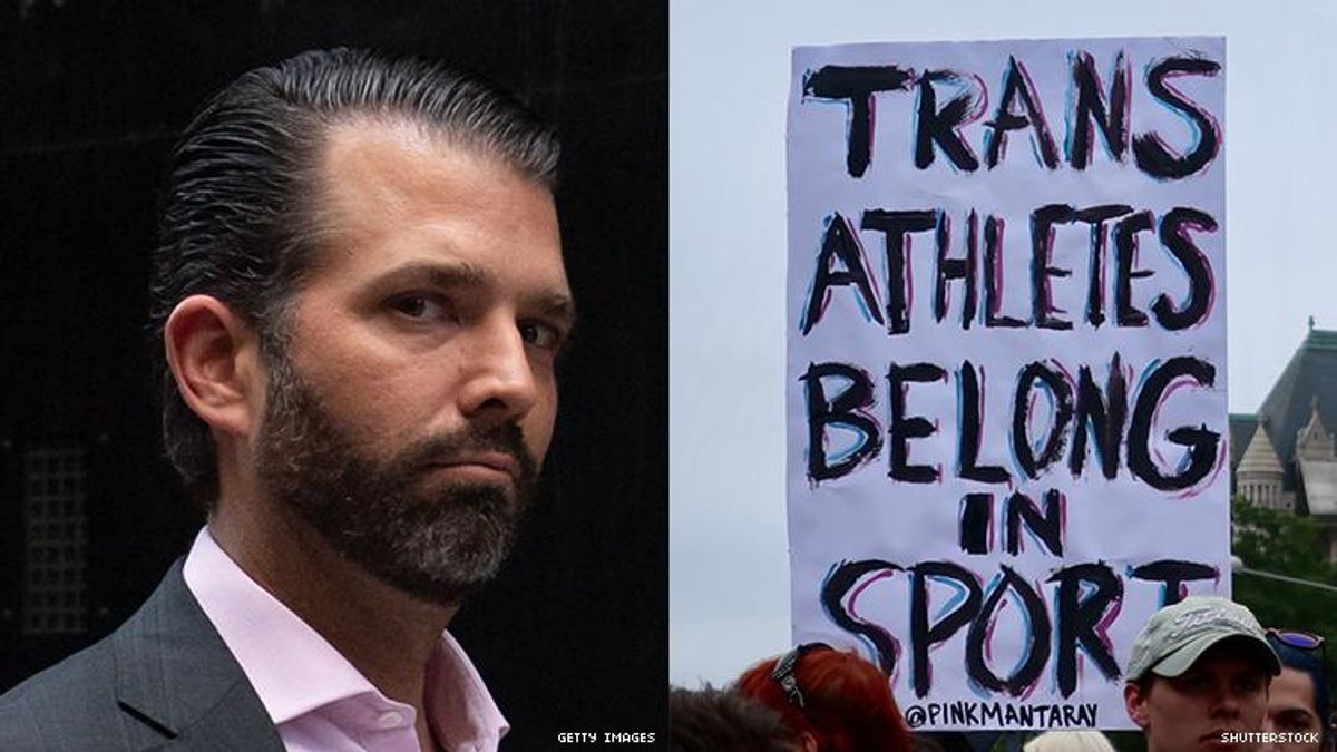 Trump Jr., the Right-Wing Test a New Scapegoat: Trans Athletes