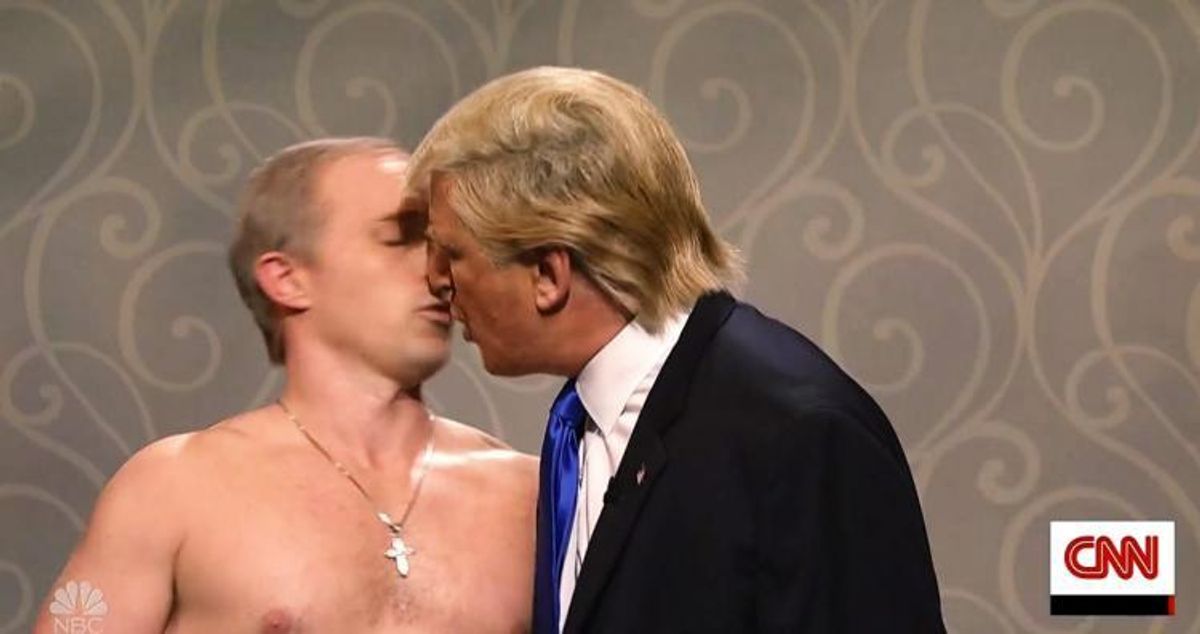 Trump Kiss