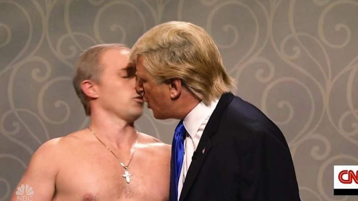 Trump Kiss