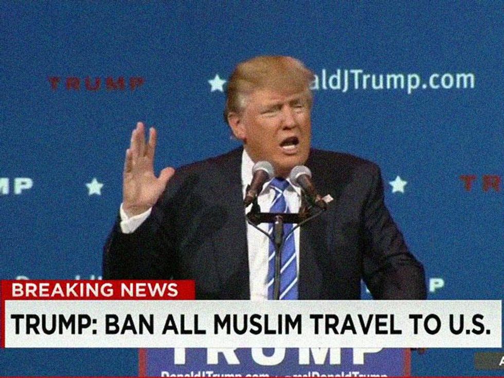 Trump Saying He Would Ban Muslims From the U.S.