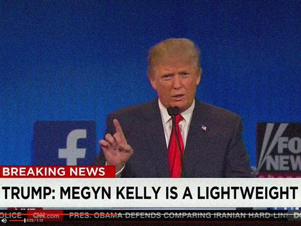 Trump Says Megyn Kelly Has Blood Coming Out of Whatever