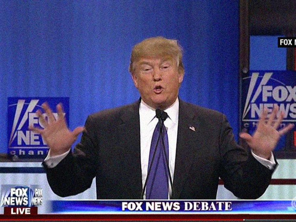 Trump Tells the World He Has Large Genitalia