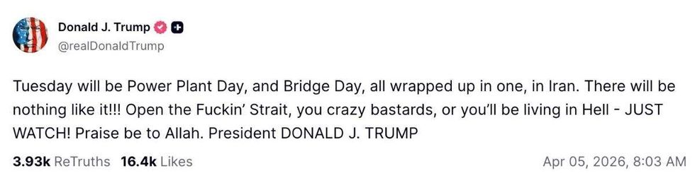 trump truth social post