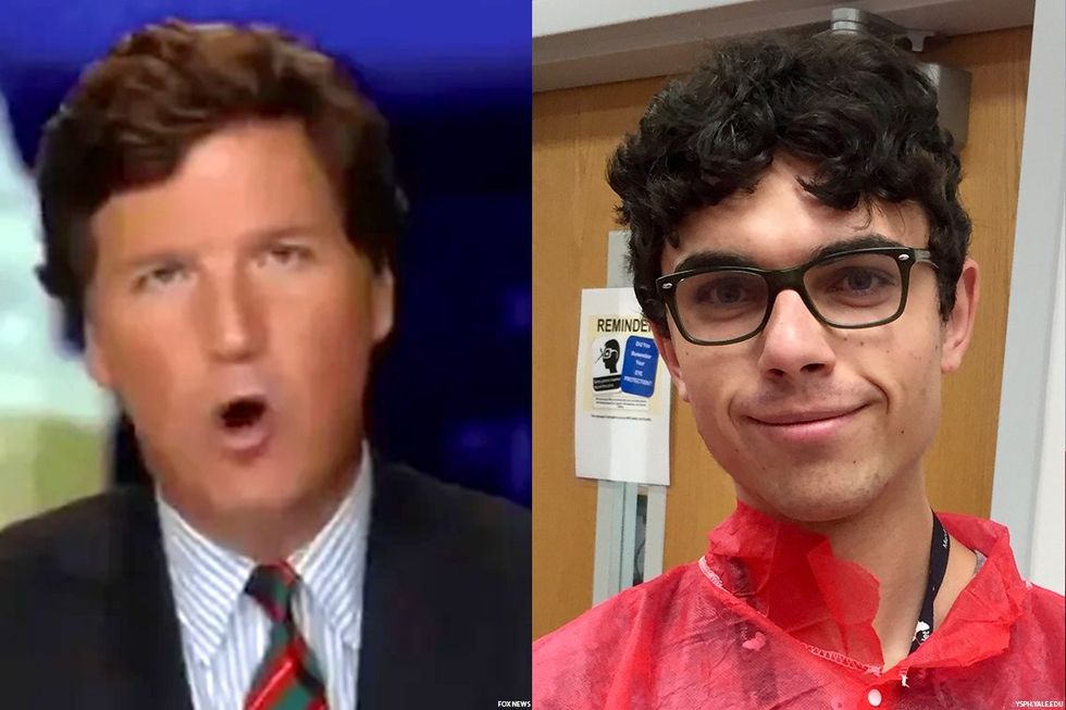 Tucker Carlson and a CDC employee