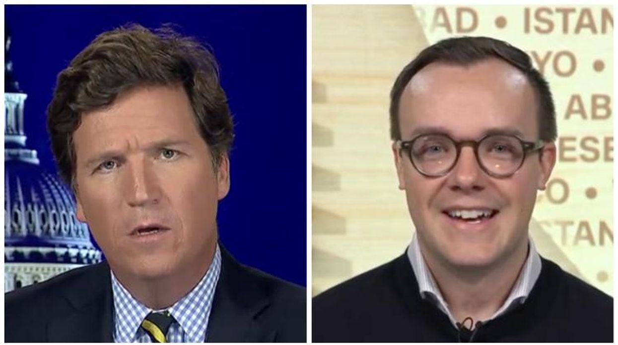Tucker Carlson and Chasten Buttigieg