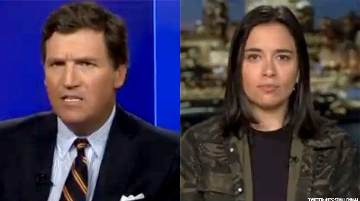 Tucker Carlson and Jamiee Michell