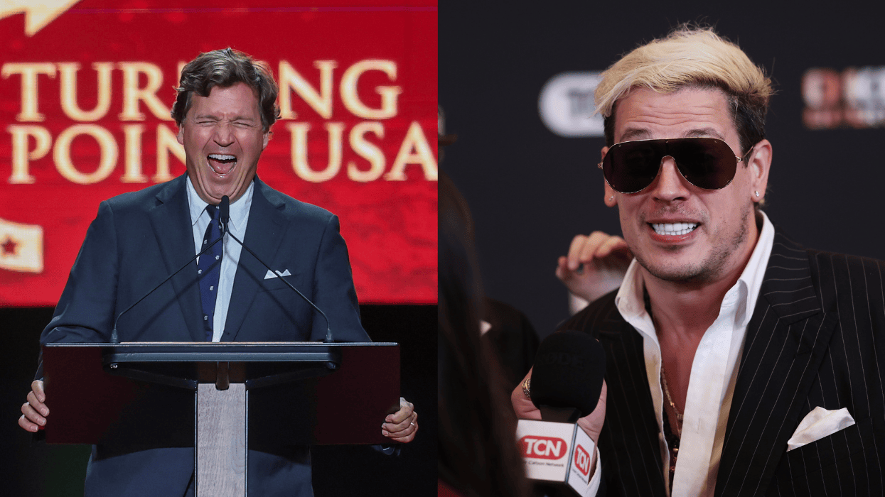 Tucker Carlson and Milo Yiannopoulos