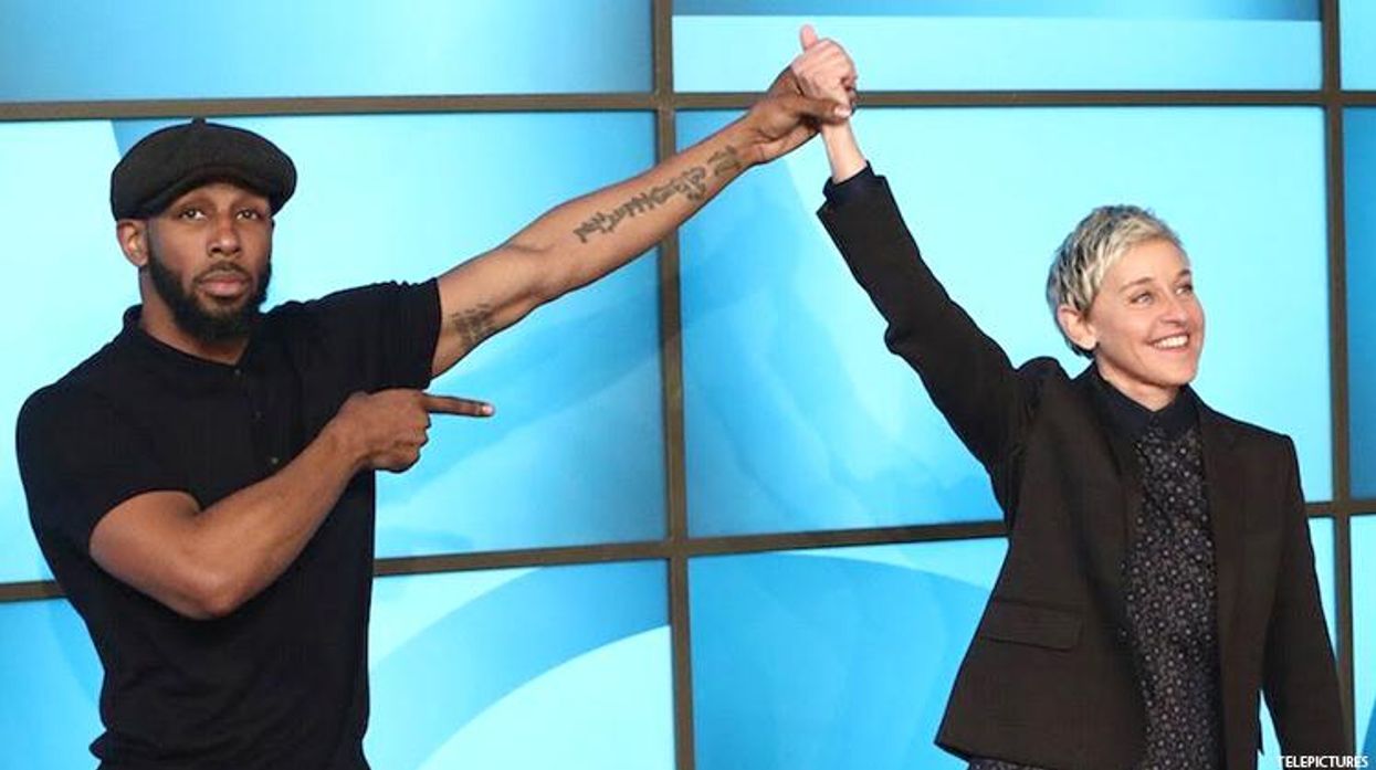 tWtich and Ellen DeGeneres