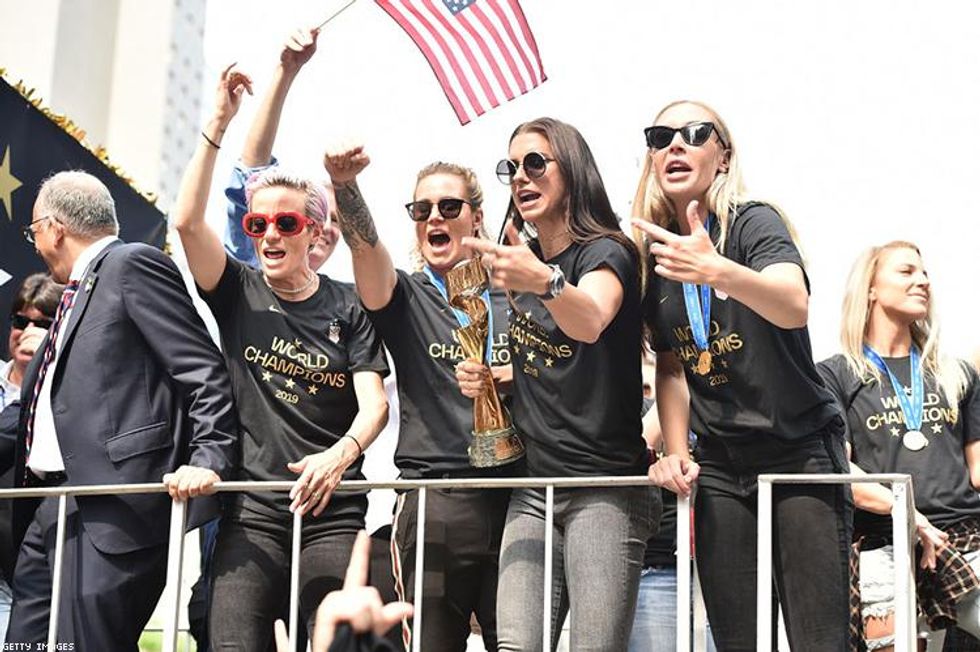 U.S. Women's National Team Celebrates World Cup Win With Parade in NYC