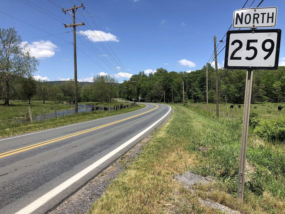 \u200bA segment of West Virginia State Route 259 in Lost River, W.Va.