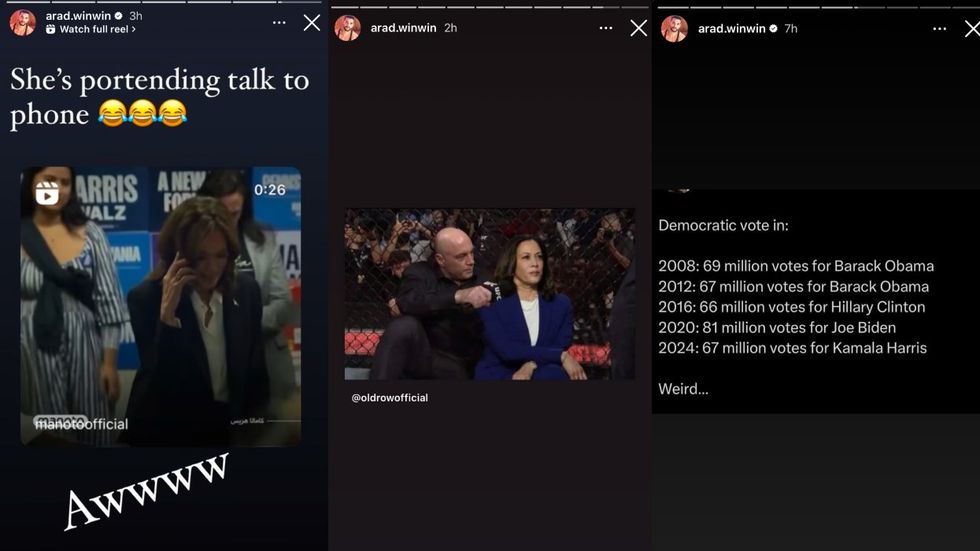 \u200bArad Winwin via Instagram\u200b stories