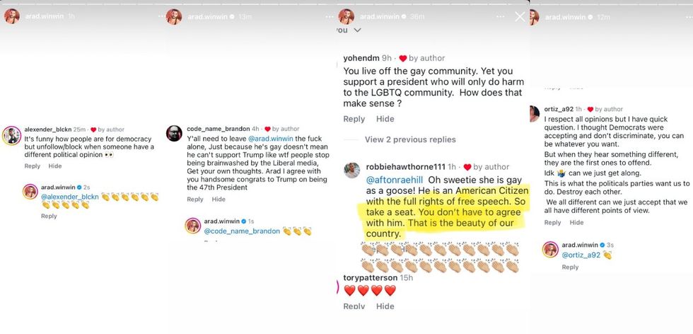 \u200bArad Winwin via Instagram\u200b stories