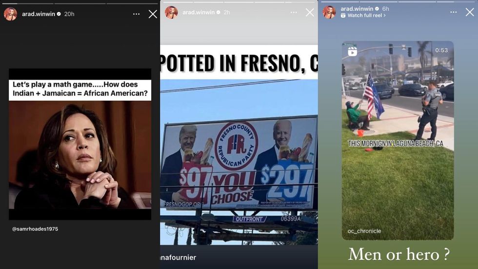 \u200bArad Winwin via Instagram\u200b stories