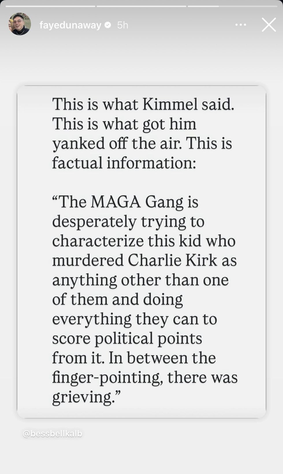 \u200bBowen Yang via Instagram Story.