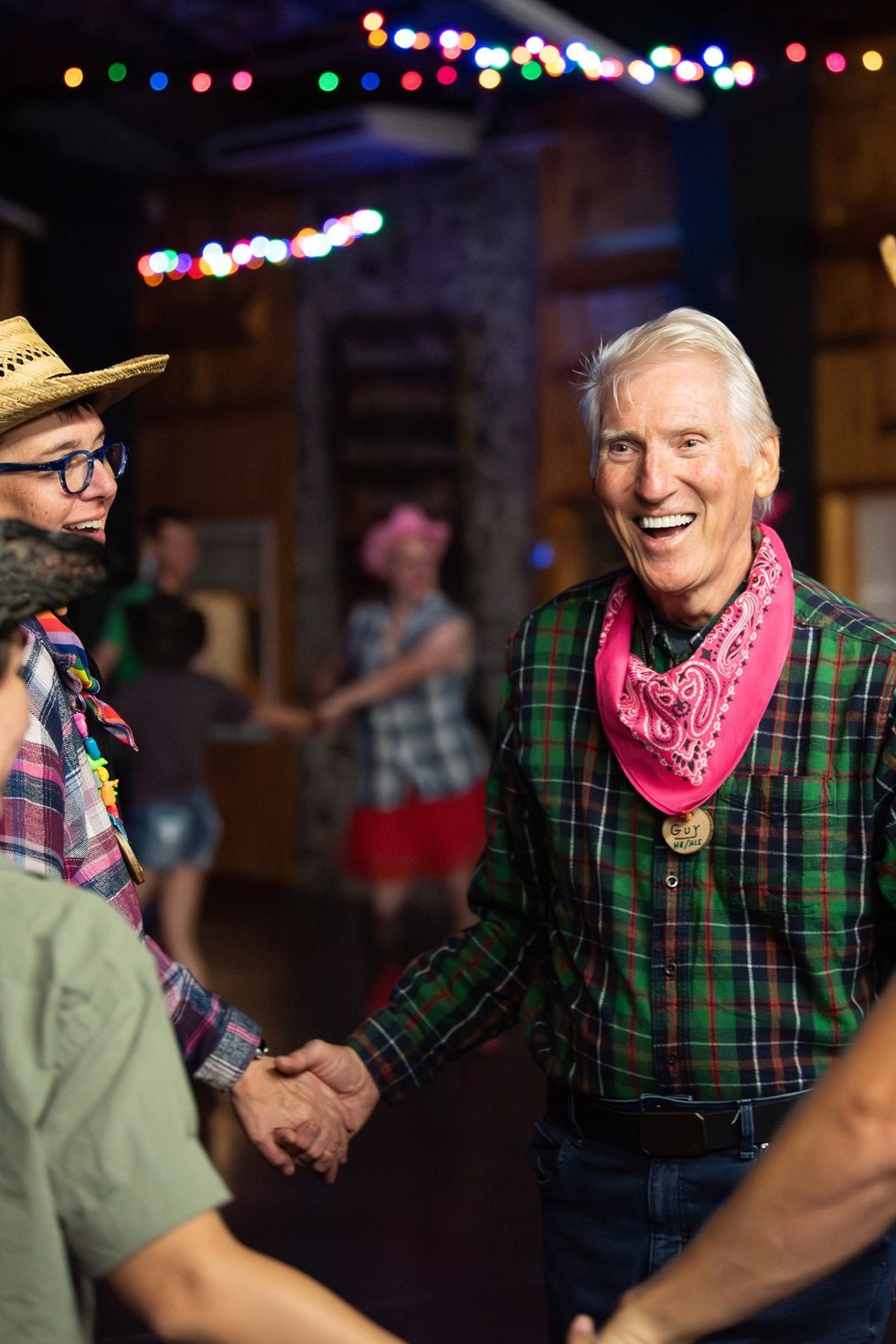 \u200bLGBTQ+ adults having fun at adult summer camp