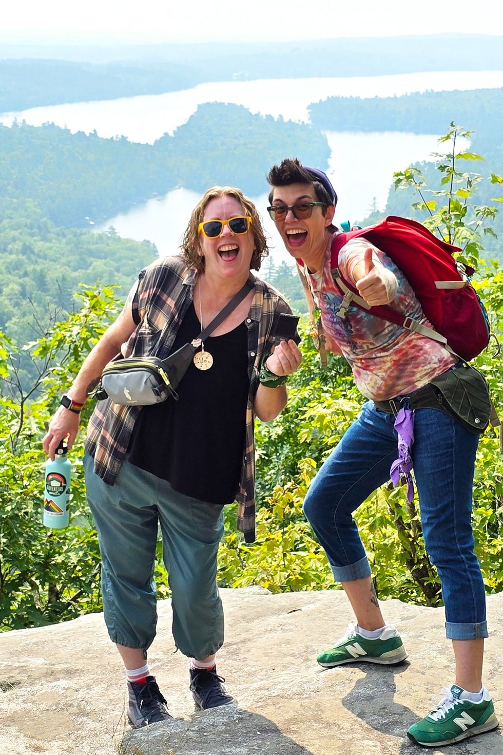 \u200bLGBTQ+ adults having fun at adult summer camp