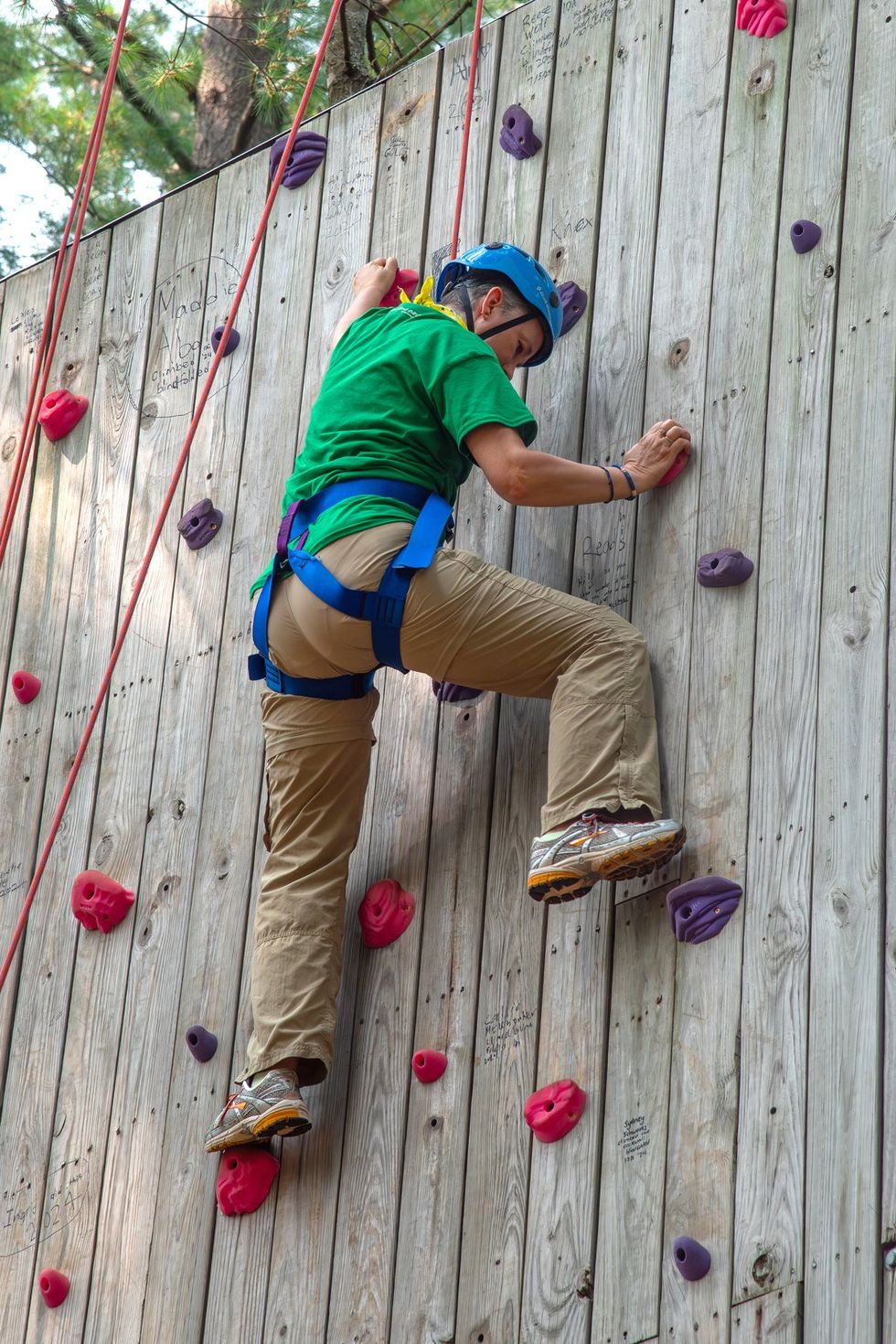 \u200bLGBTQ+ adults having fun at adult summer camp