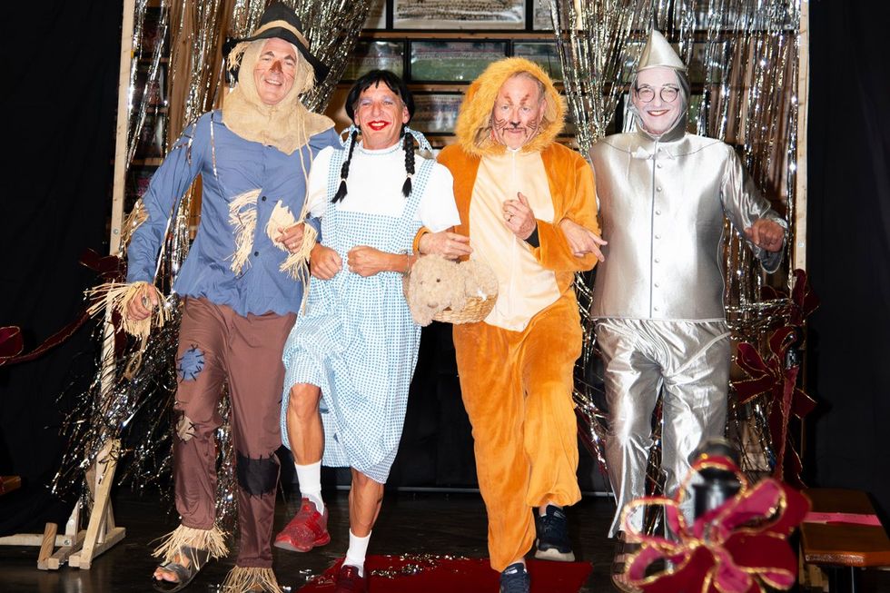 \u200bLGBTQ+ adults having fun at adult summer camp