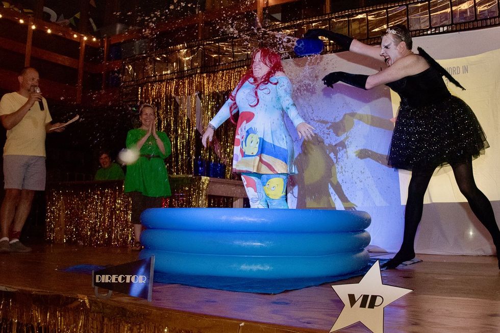 \u200bLGBTQ+ adults having fun at adult summer camp